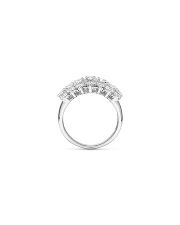 Ring with 3 Carat TW of Diamonds in 10kt White Gold Ring with 3 Carat TW of Diamonds in 10kt White Gold