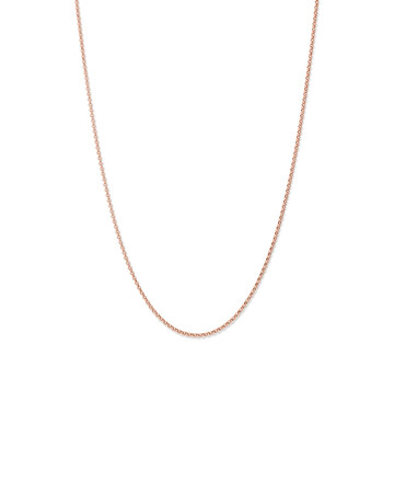 60cm (24") Hollow Belcher Chain in 10kt Rose Gold 60cm (24") Hollow Belcher Chain in 10kt Rose Gold