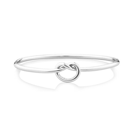 Knot Bangle in Sterling Silver Knot Bangle in Sterling Silver