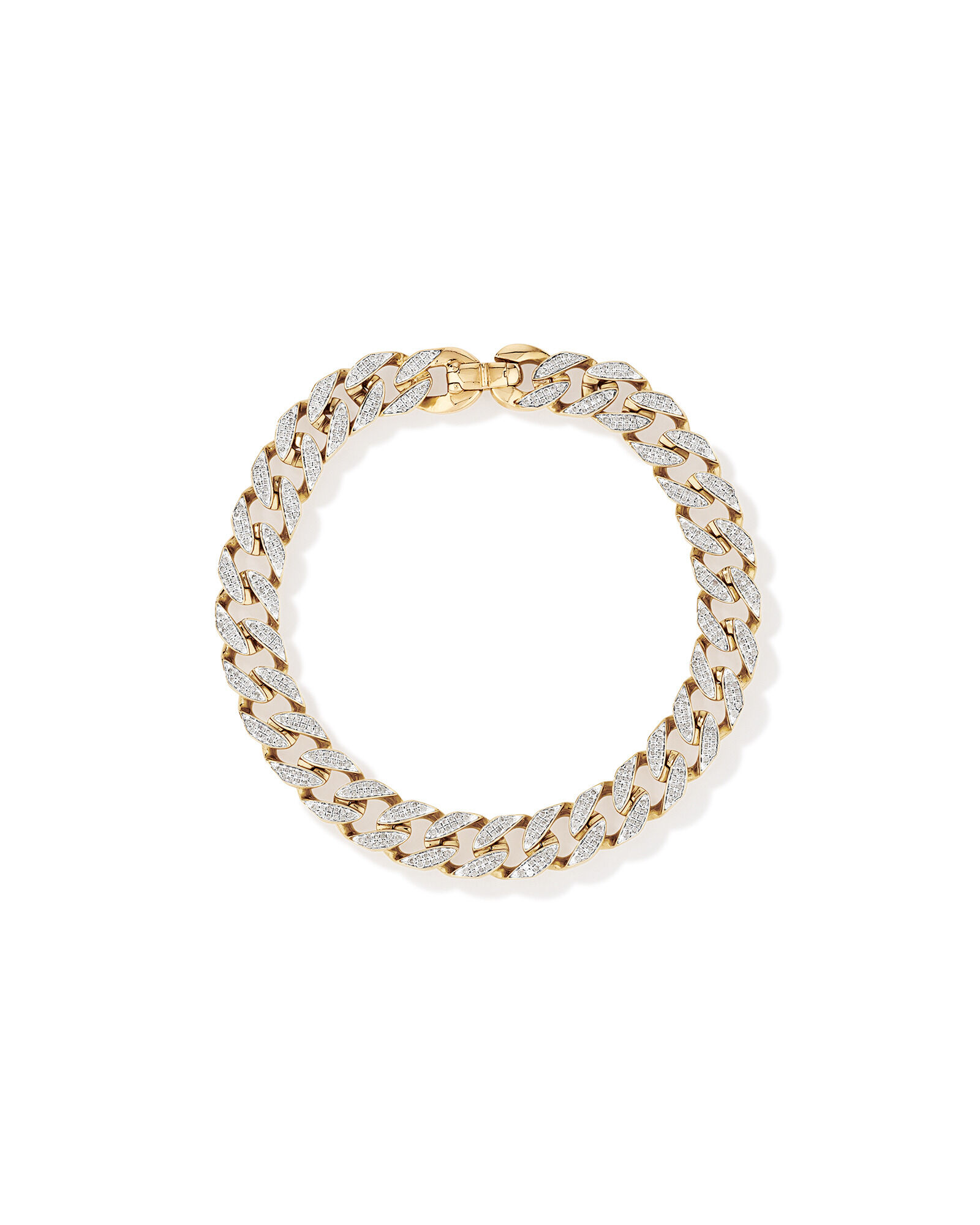 White gold diamond cuban bracelet new arrivals