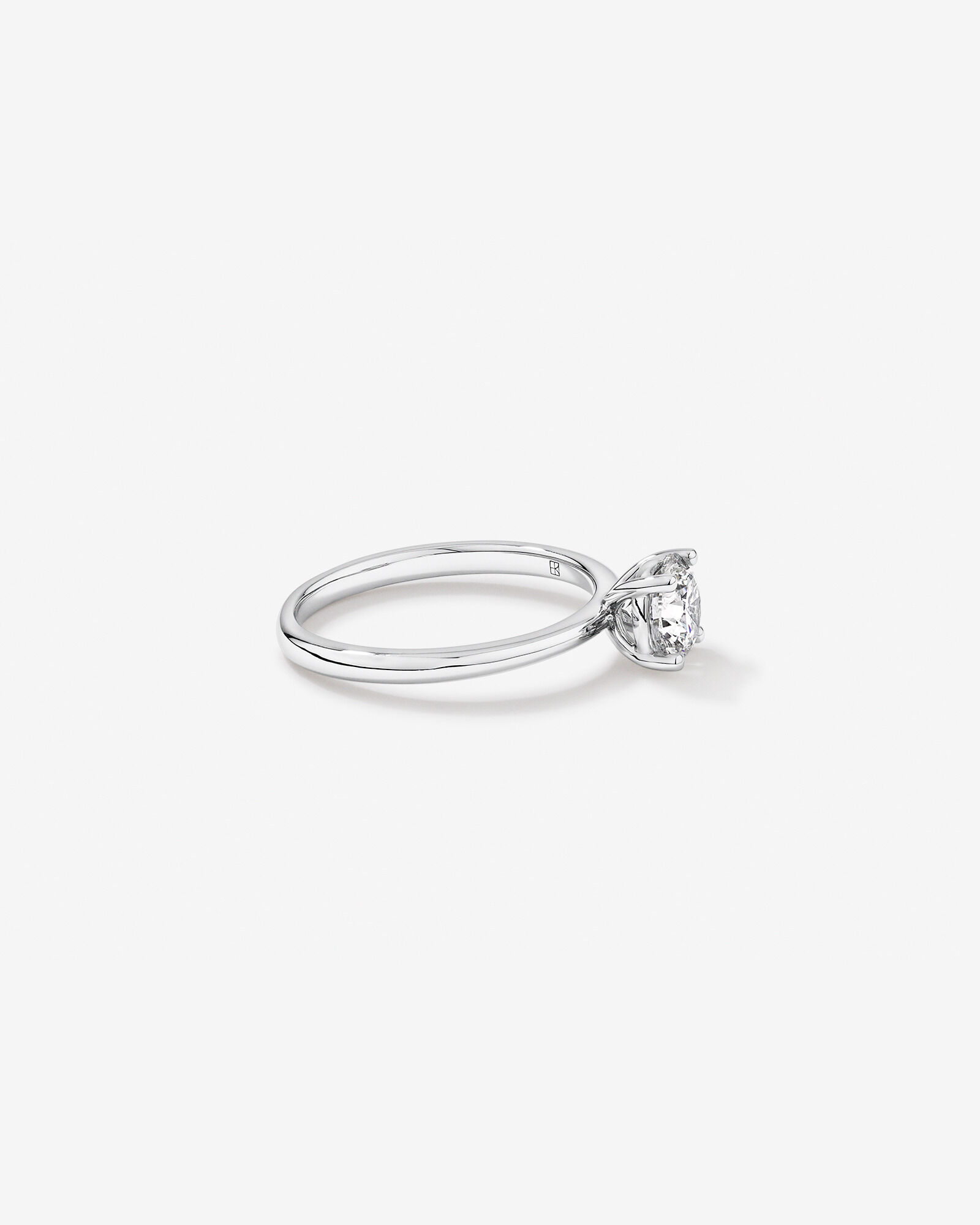 1.00 Carat TW Round Brilliant Canadian Diamond Solitaire in 18kt White Gold