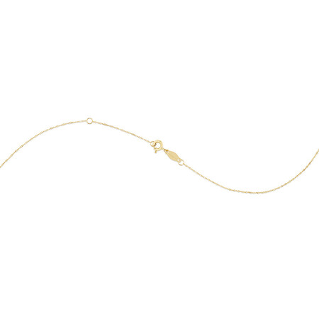 Heart Pendant with A Diamond in 10kt Yellow Gold Heart Pendant with A Diamond in 10kt Yellow Gold