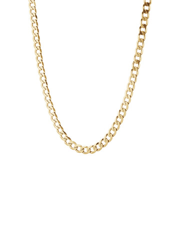 60cm (24") Solid Curb Chain in 10kt Yellow Gold 60cm (24") Solid Curb Chain in 10kt Yellow Gold
