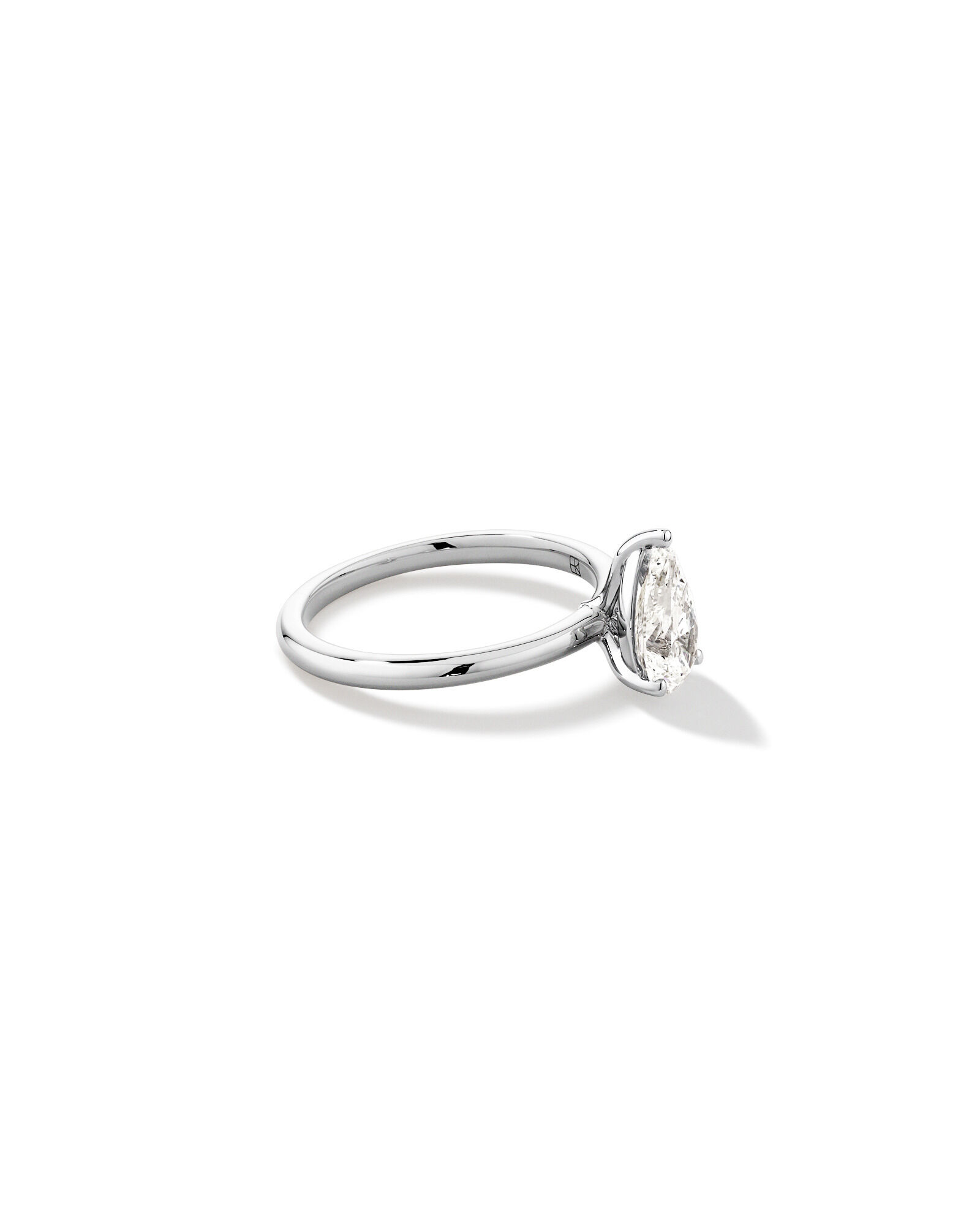 1.25 Carat TW Pear Laboratory-Grown Diamond Solitaire Engagement ring in 14kt Gold