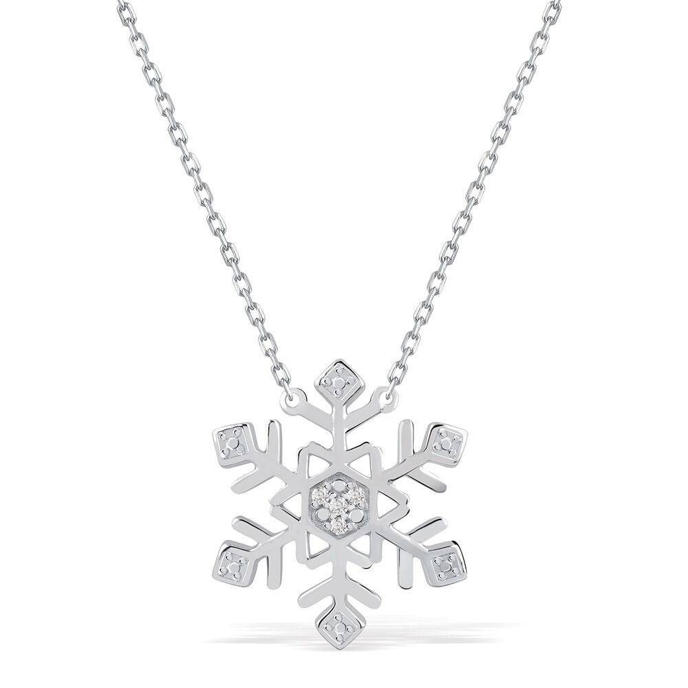Michael hill snowflake pendant clearance