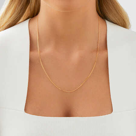50cm (20") Curb Chain in 10kt Yellow Gold 50cm (20") Curb Chain in 10kt Yellow Gold