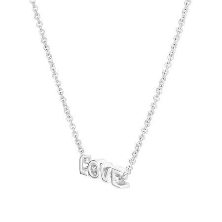 45cm (18") Love Necklace in Sterling Silver 45cm (18") Love Necklace in Sterling Silver