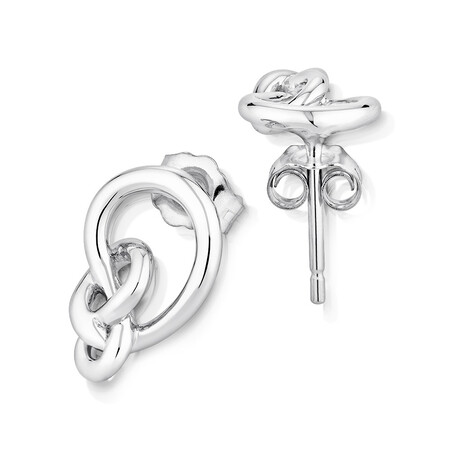 Knots Earrings in Sterling Silver Knots Earrings in Sterling Silver