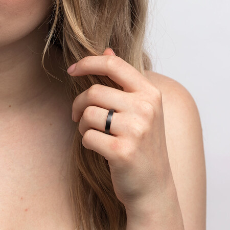 Ring in Black Titanium & 10kt Rose Gold Ring in Black Titanium & 10kt Rose Gold