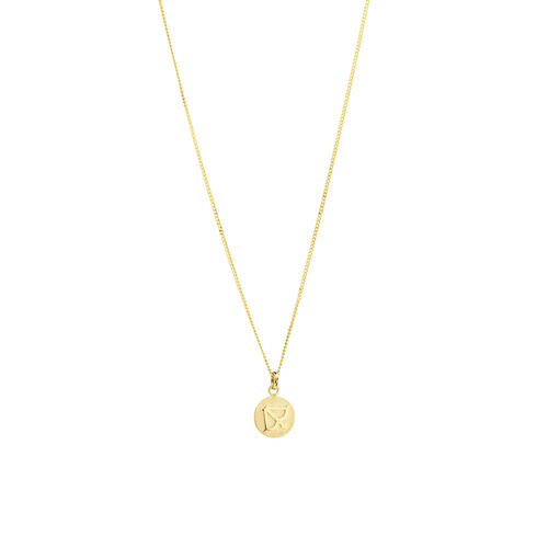 Sagittarius Zodiac Pendant in 10kt yellow Gold