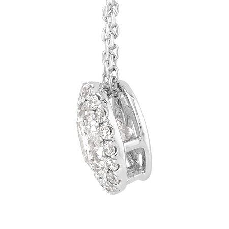 Sir Michael Hill Designer Fashion Pendant with 0.90 Carat TW Diamonds in 18kt White Gold Sir Michael Hill Designer Fashion Pendant with 0.90 Carat TW Diamonds in 18kt White Gold