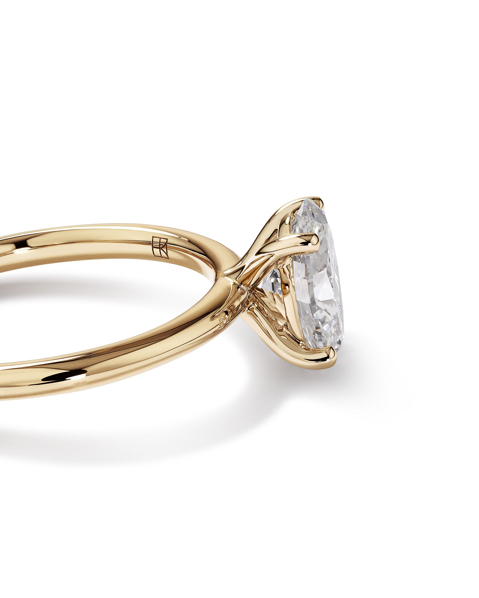 1.25 Carat TW Oval Laboratory-Grown Diamond Solitaire Engagement Ring in 14kt Yellow Gold
