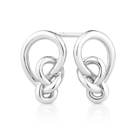 Knots Earrings in Sterling Silver Knots Earrings in Sterling Silver