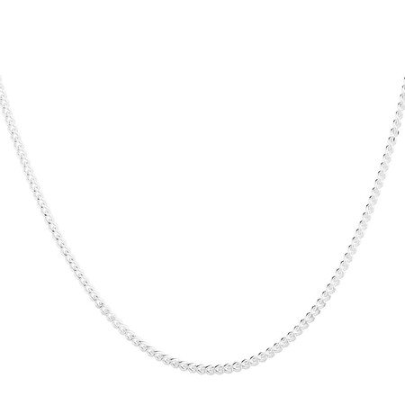 45cm (18") 1.5mm-2mm Width Curb Chain in Sterling Silver 45cm (18") 1.5mm-2mm Width Curb Chain in Sterling Silver