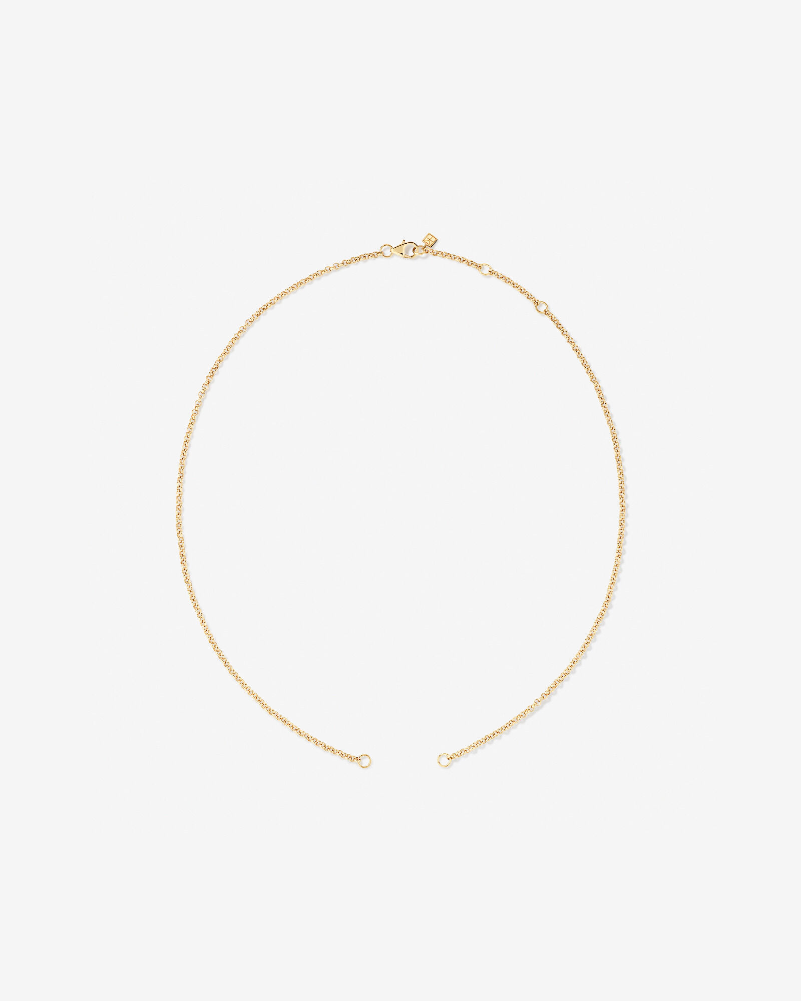 Chaîne ouverte Belcher pleine 50 cm (19,7 po) en or jaune 10 carats