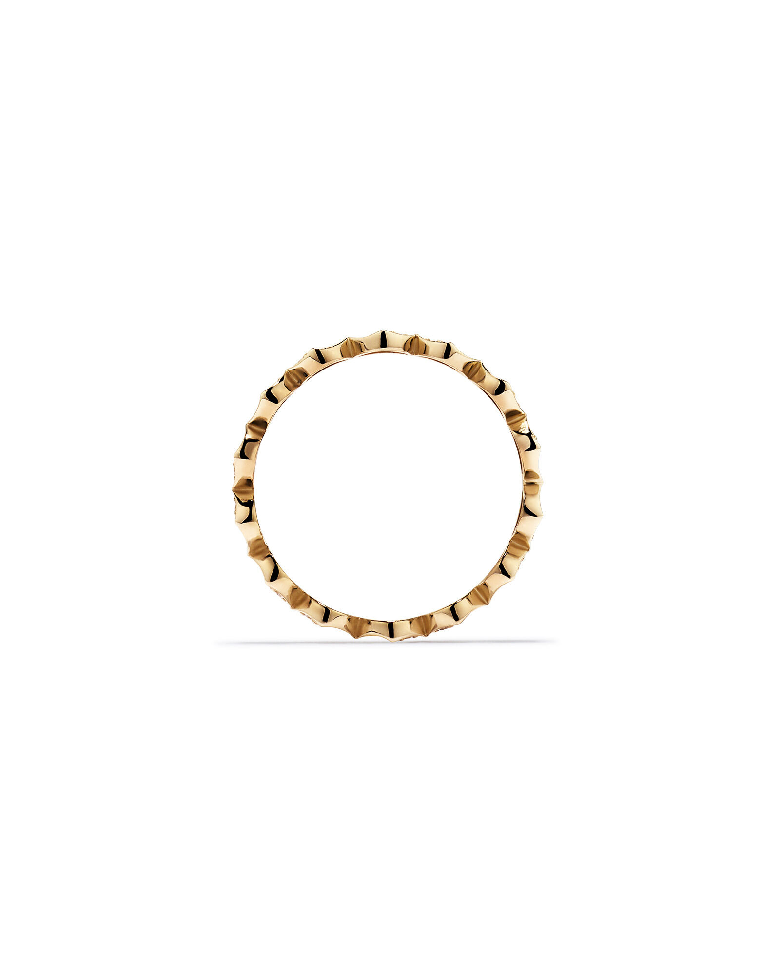 Signature Connect Curve Diamond Ring in 10kt Yellow Gold