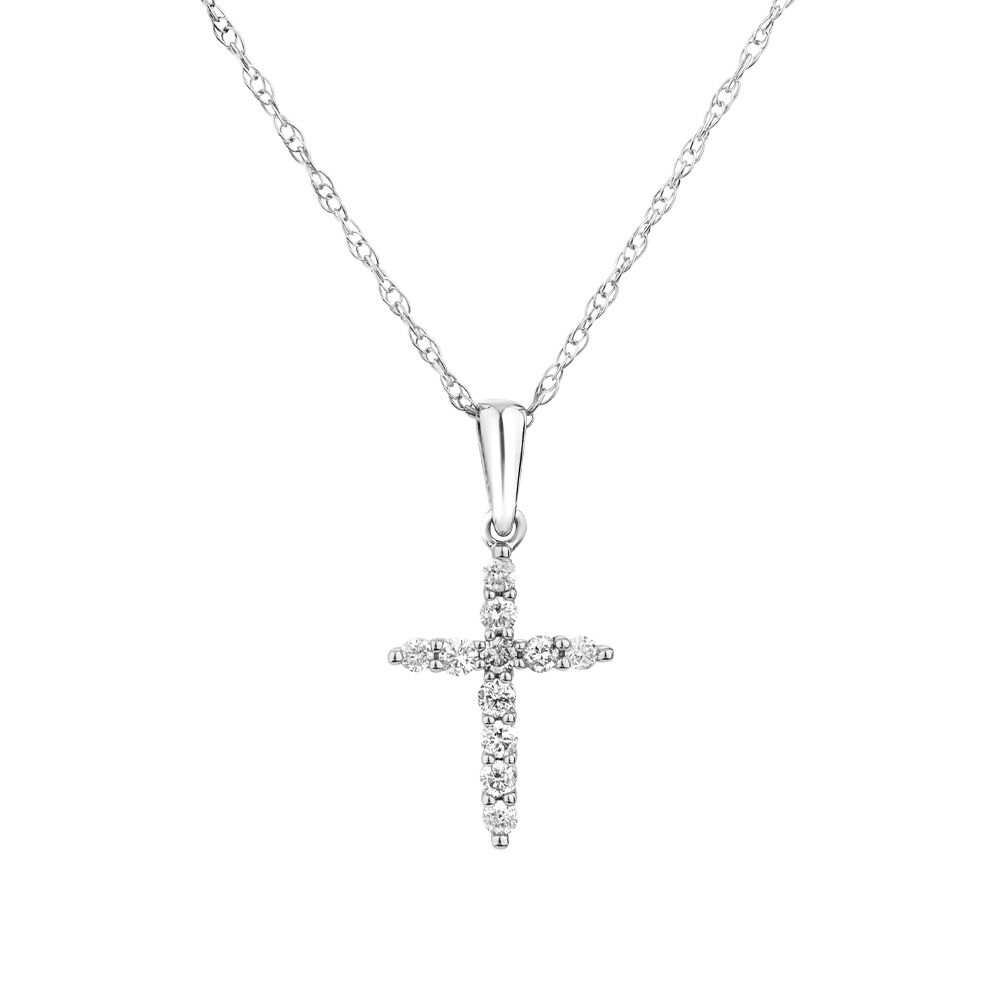 White gold and diamond cross new arrivals