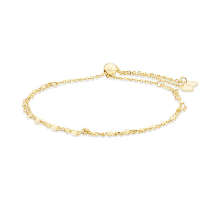 25cm Multistrand Bracelet in 10kt Yellow Gold 25cm Multistrand Bracelet in 10kt Yellow Gold