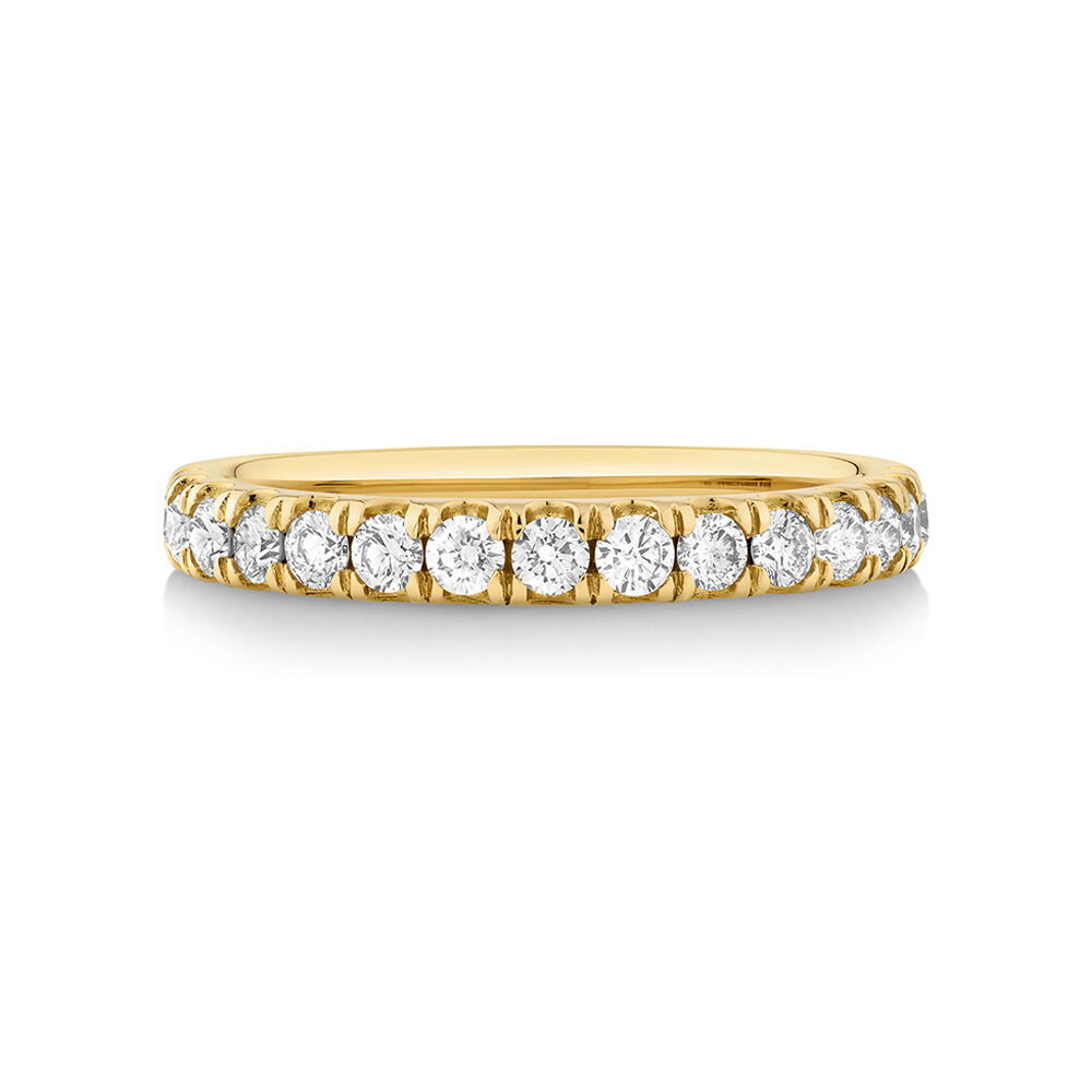 0.50 Carat TW Claw Set Diamond Ring in 18kt Yellow Gold