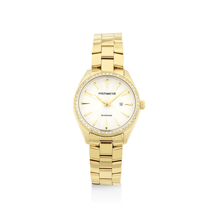 Ladies Watch with 0.60 Carat TW of Diamonds in Gold Tone Stainless Steel Ladies Watch with 0.60 Carat TW of Diamonds in Gold Tone Stainless Steel