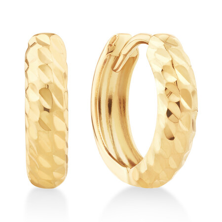 Hoop Earrings in 10kt Yellow Gold Hoop Earrings in 10kt Yellow Gold