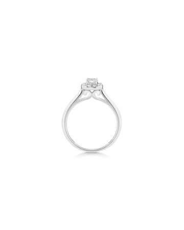 Engagement Ring with 1/2 Carat TW of Diamonds in 14kt White Gold Engagement Ring with 1/2 Carat TW of Diamonds in 14kt White Gold
