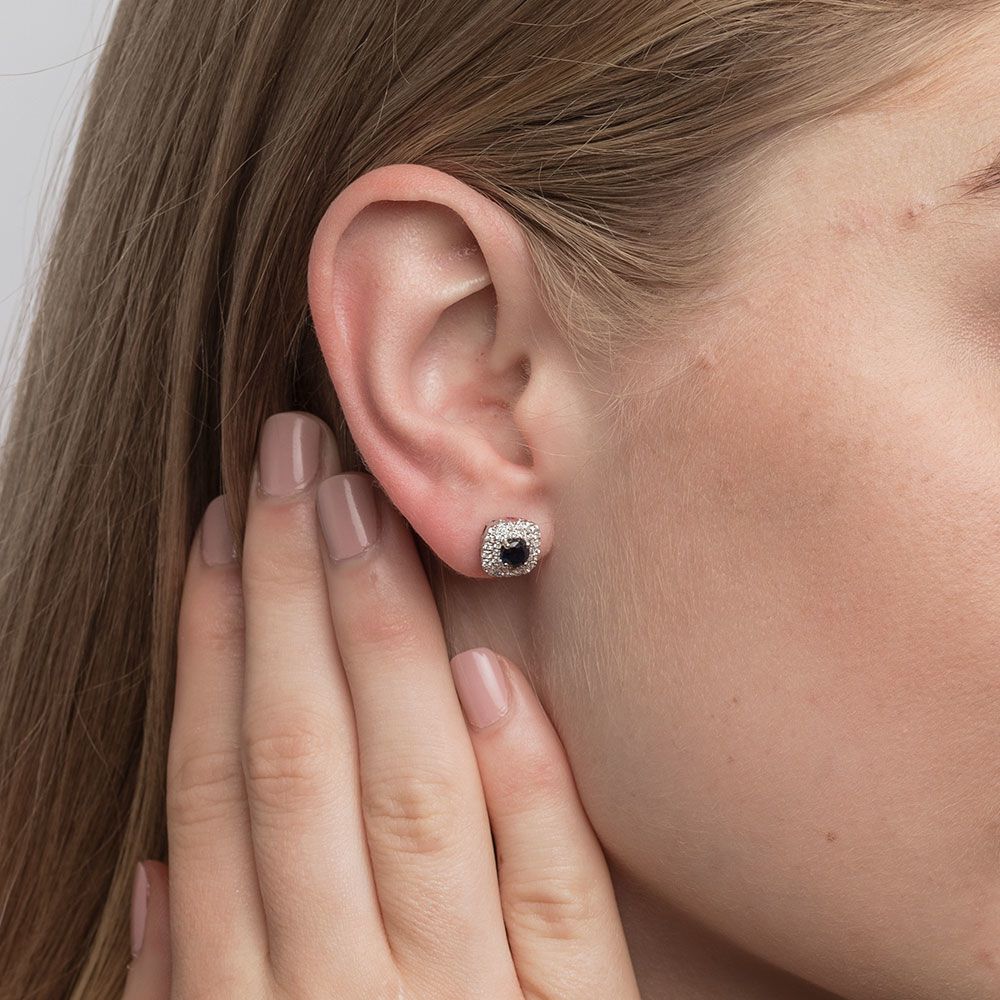 Michael Hill Sapphire Earrings 2024 www.alhudapk