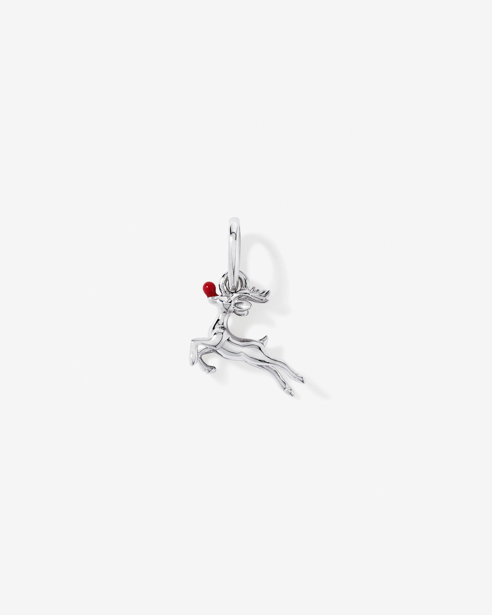 Reindeer Pendant in Sterling Silver