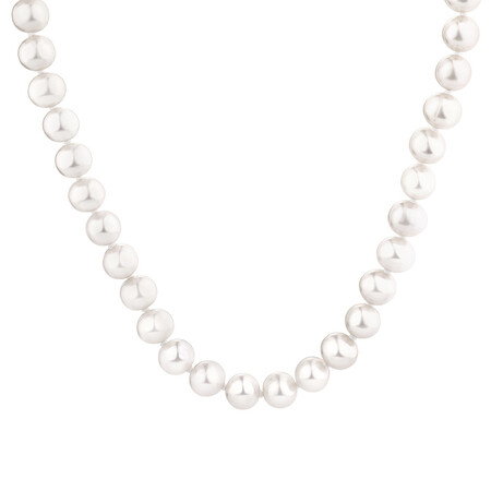 Pearl Necklace in 10kt Yellow Gold Pearl Necklace in 10kt Yellow Gold