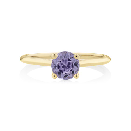 Amethyst Ring in 10kt Yellow Gold Amethyst Ring in 10kt Yellow Gold