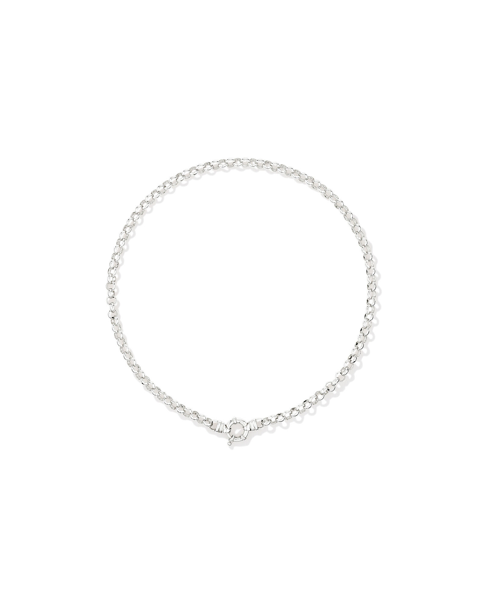 50cm (20") 6.5mm-7mm Width Belcher Chain in Sterling Silver