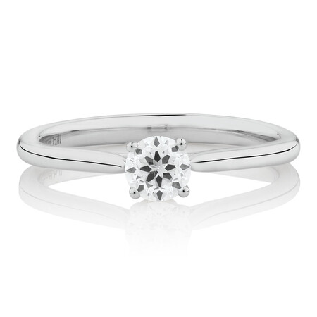 Southern Star Solitaire Engagement Ring with a 0.34 Carat TW Diamond in 14kt White Gold Southern Star Solitaire Engagement Ring with a 0.34 Carat TW Diamond in 14kt White Gold