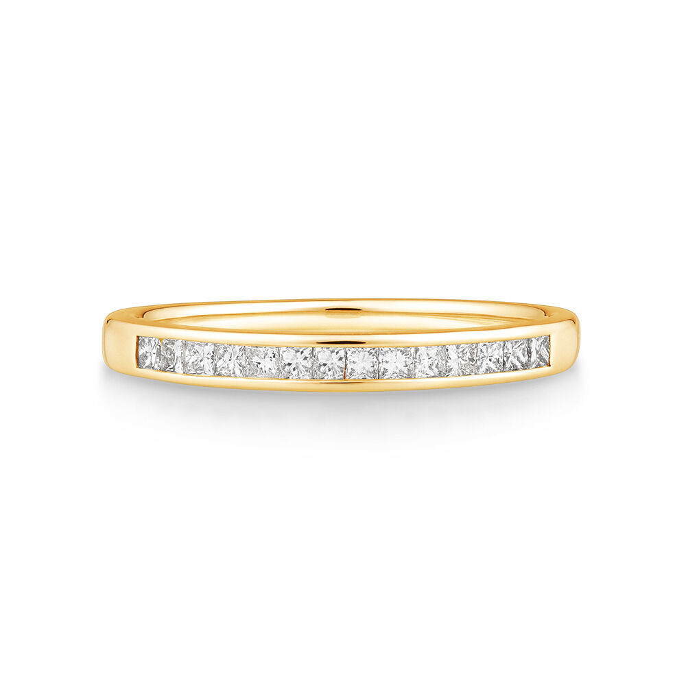 Alliance Evermore avec diamants de 0,25 carat TW en or jaune 14 carats