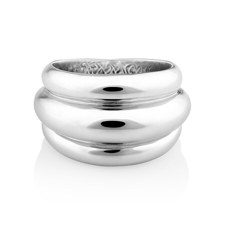 Corrugated Ring In Sterling Silver Corrugated Ring In Sterling Silver