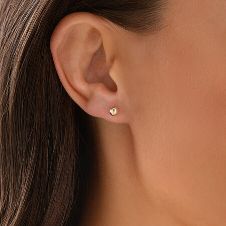 5mm Ball Stud Earrings in 10kt Rose Gold 5mm Ball Stud Earrings in 10kt Rose Gold