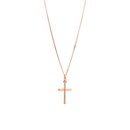 Cross Pendant in 10kt Rose Gold Cross Pendant in 10kt Rose Gold