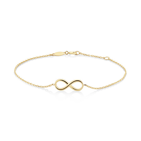Infinity Bracelet in 10kt Yellow Gold Infinity Bracelet in 10kt Yellow Gold