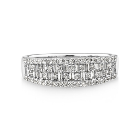 Multi Row Ring with 0.50 Carat TW Diamond in 10kt Yellow Gold Multi Row Ring with 0.50 Carat TW Diamond in 10kt Yellow Gold
