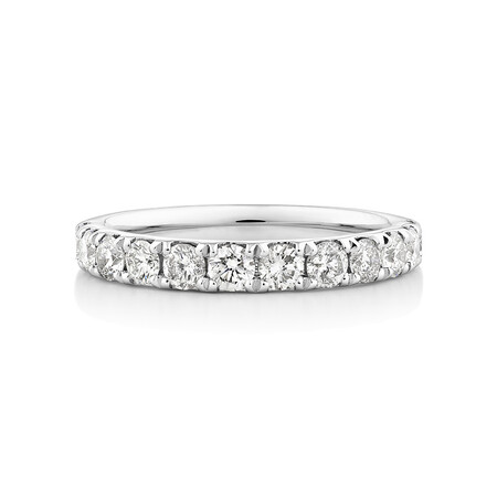 Evermore Wedding Band with 1 Carat TW Diamonds in 14kt White Gold Evermore Wedding Band with 1 Carat TW Diamonds in 14kt White Gold