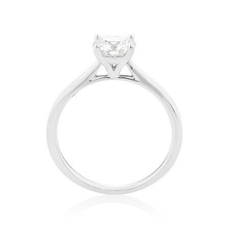 Evermore Certified Solitaire Engagement Ring with 1 Carat TW Diamond in 14kt White Gold Evermore Certified Solitaire Engagement Ring with 1 Carat TW Diamond in 14kt White Gold