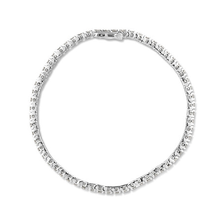 Tennis Bracelet with 5 Carat TW of Diamonds in 10kt White Gold Tennis Bracelet with 5 Carat TW of Diamonds in 10kt White Gold