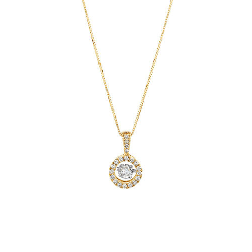 Everlight Pendant with 1/4 Carat TW of Diamonds in 10kt Yellow Gold