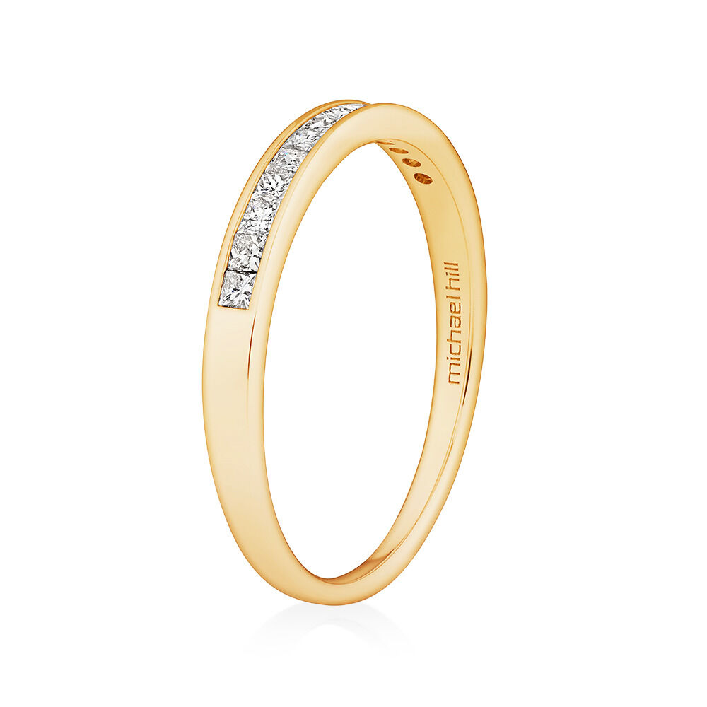 Alliance Evermore avec diamants de 0,25 carat TW en or jaune 14 carats