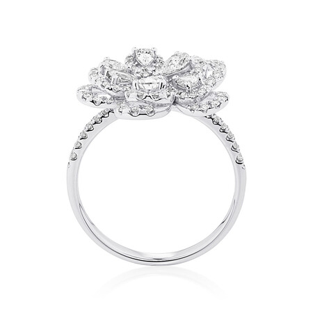 Flower Ring with 1 Carat TW of Diamonds in 10kt Rose Gold Flower Ring with 1 Carat TW of Diamonds in 10kt Rose Gold