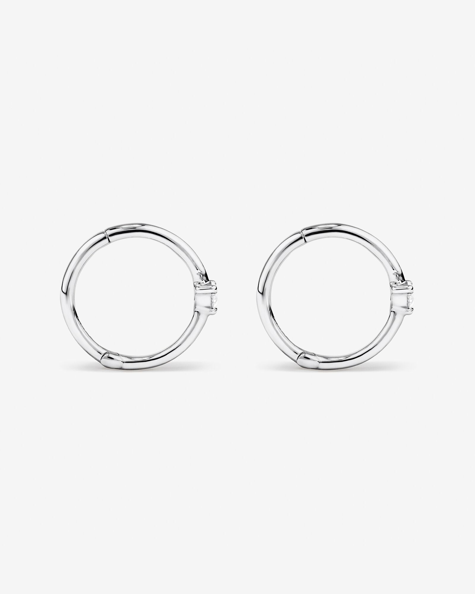 Diamond Accent Sleeper Earrings 10kt White Gold