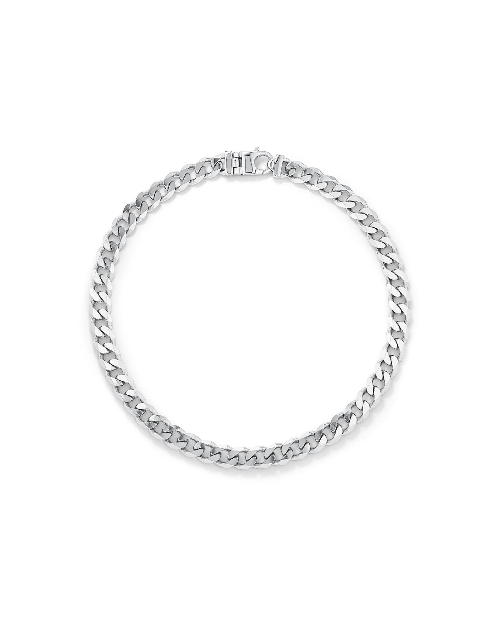 13mm Curb Chain in Sterling Silver
