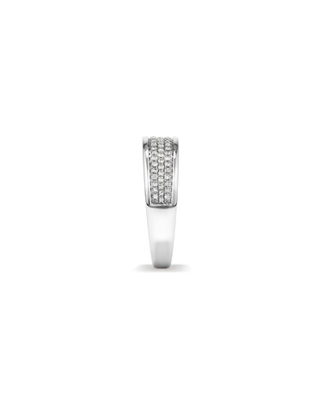 Men's Pave Ring with 0.33 Carat TW of Diamonds in 10kt White Gold Men's Pave Ring with 0.33 Carat TW of Diamonds in 10kt White Gold
