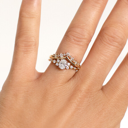 Chevron Ring with 1/4 Carat TW of Diamonds in 10kt Yellow Gold Chevron Ring with 1/4 Carat TW of Diamonds in 10kt Yellow Gold