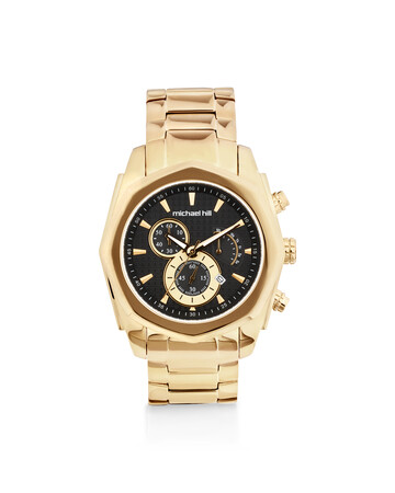Men's Chronograph Watch in Gold Tone Stainless Steel Men's Chronograph Watch in Gold Tone Stainless Steel
