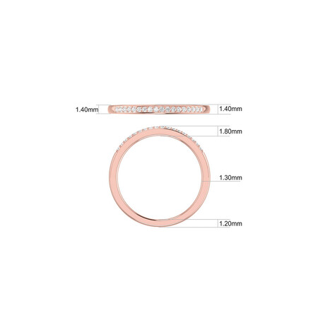 Evermore Bridal Set with 3/8 Carat TW of Diamonds in 10kt Rose & White Gold Evermore Bridal Set with 3/8 Carat TW of Diamonds in 10kt Rose & White Gold